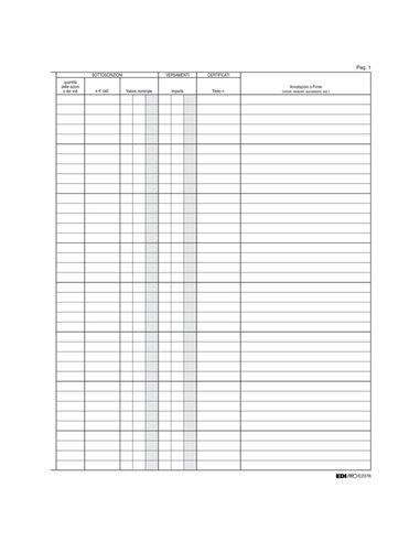 REGISTRO LIBRO SOCI SPA/SRL 31X24,5 47PAG. E2376 E2376