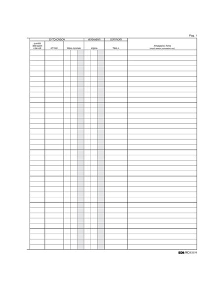 REGISTRO LIBRO SOCI SPA/SRL 31X24,5 47PAG. E2376 E2376