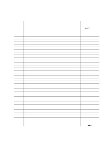 REGISTRO VERBALE ASSEMBLEA 31X24,5 92PAG.numerate E2383 E2383 EDIPRO AZIENDE-CONTABILITA' GENERALE