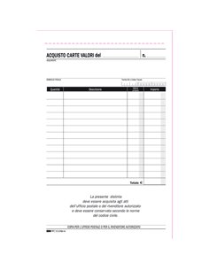 BLOCCO ACQUISTO VALORI BOLLATI 50/50FG AUTORIC. 23X15 E5784A E5784A EDIPRO AZIENDE-CONTABILITA' GENERALE 2