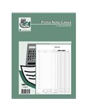 BLOCCO PRIMA NOTA CASSA ENTRATE/USCITE/IVA 50/50 FOGLI AUTORIC. 31X21 E5356A E5356A