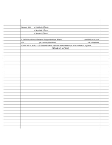 REGISTRO VERBALI ASSEMBLEA CONDOMINIO 96PAG 31X24,5CM E2529 E2529 EDIPRO AZIENDE-CONTABILITA' GENERALE