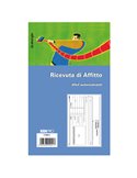 BLOCCO RICEVUTE D'AFFITTO 50/50 FOGLI AUTORIC. 9,9X17 E5504C E5504C