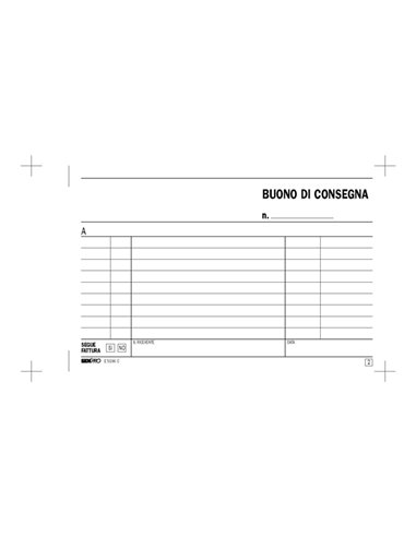 BLOCCO BUONI DI CONSEGNA 50/50 10X17CM RIC E5196C E5196C EDIPRO AZIENDE-CONTABILITA' GENERALE