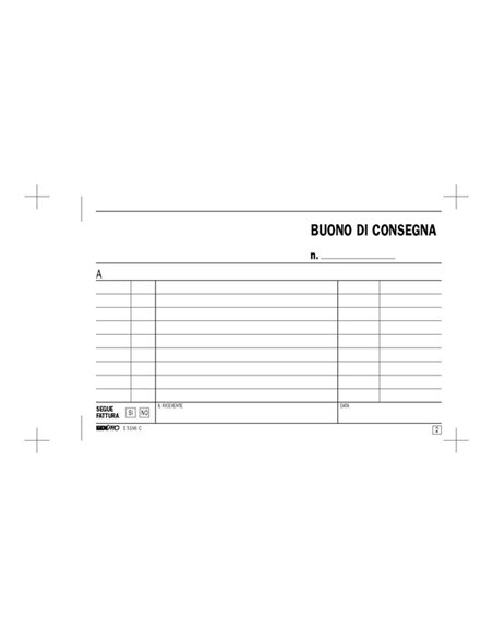 BLOCCO BUONI DI CONSEGNA 50/50 10X17CM RIC E5196C E5196C EDIPRO AZIENDE-CONTABILITA' GENERALE