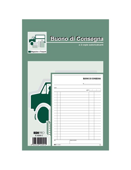 BLOCCO BUONI DI CONSEGNA 50/50 23X15CM RIC E5209C E5209C