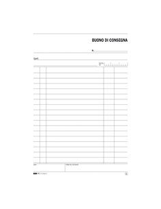 BLOCCO BUONI DI CONSEGNA 50/50 23X15CM RIC E5209C E5209C 2