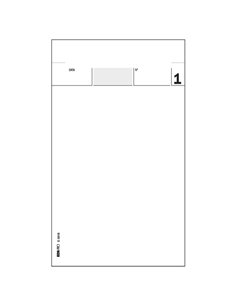 BLOCCO COMANDE 25/25/25 FOGLI AUTORIC. 17X9,9 E5916 E5916 EDIPRO ALBERGHI-RISTORANTI 2