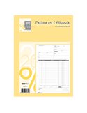 BLOCCO FATTURE 1 ALIQUOTA IVA 33/33/33 FOGLI AUTORIC. 29,7X21 E5284A E5284A