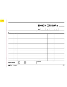 BLOCCO BUONI DI CONSEGNA 50/50 12X17,5CM RIC E5197C E5197C EDIPRO MAGAZZINO-TRASPORTI 2