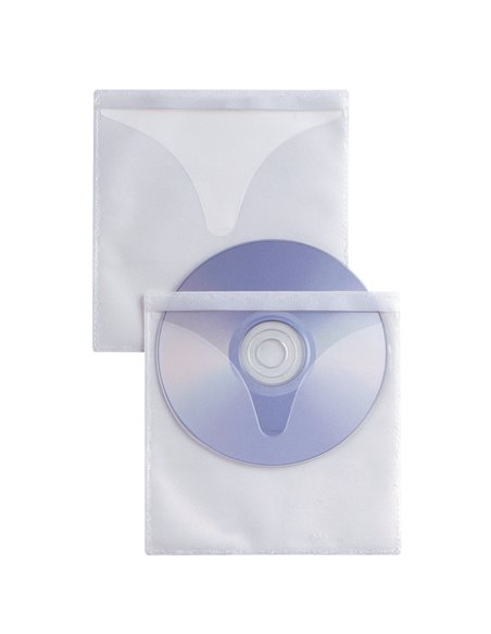 25 BUSTE A SACCO ADESIVE IN PPL SELFTI CD STRIP 400130 SEI ROTA ETICHETTE-BUSTE-ALBUM PORTA CD/DVD