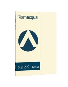 Carta RISMACQUA SMALL A4 90gr 100fg avorio 110 FAVINI A69Q144 FAVINI COLORATA