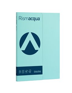 Carta RISMACQUA SMALL A4 200gr 50fg celeste 08 FAVINI A69T544