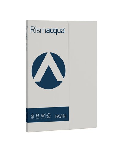 Carta RISMACQUA SMALL A4 200gr 50fg ghiaccio 12 FAVINI A69U544 FAVINI COLORATA