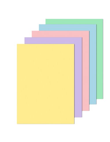 Carta RISMACQUA SMALL A4 200gr 50fg mix 5 colori FAVINI A69X524 FAVINI COLORATA