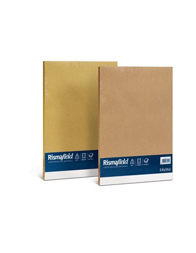 CARTA RISMA FIELD RICICLATA A4 90GR 100FG GIALLO A68X104