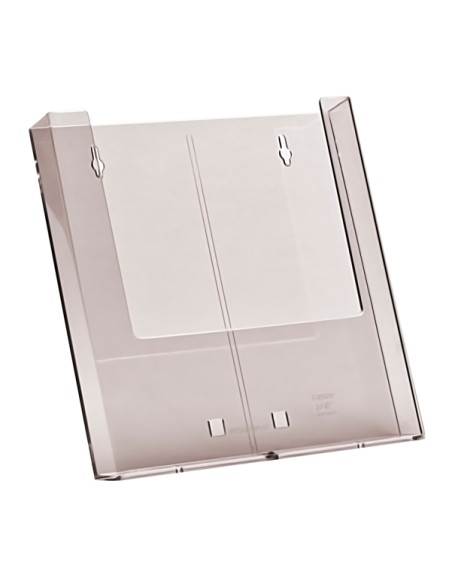 PORTA DEPLIANT A4 DA PARETE TRASPARENTE W230 1002051 STUDIO T PORTADEPLIANT DA PARETE