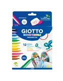 ASTUCCIO 12 PENNARELLI PER TESSUTO GIOTTO DECOR TEXTILE 494900