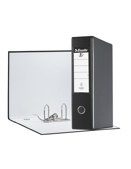 Registratore EUROFILE G55 nero dorso 8cm f.to protocollo ESSELTE 390755130 ESSELTE REGISTRATORI A LEVA