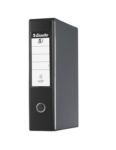 Registratore EUROFILE G55 nero dorso 8cm f.to protocollo ESSELTE 390755130 ESSELTE REGISTRATORI A LEVA