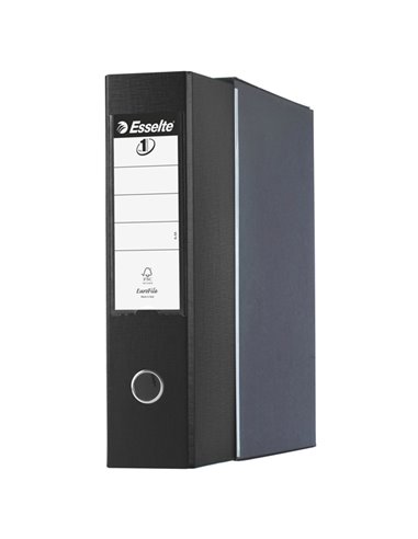 Registratore EUROFILE G55 nero dorso 8cm f.to protocollo ESSELTE 390755130 ESSELTE REGISTRATORI A LEVA