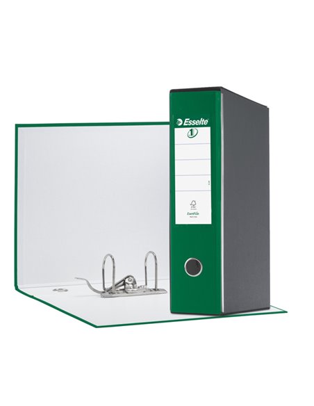 Registratore EUROFILE G55 verde dorso 8cm f.to protocollo ESSELTE 390755180