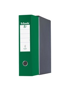 Registratore EUROFILE G55 verde dorso 8cm f.to protocollo ESSELTE 390755180 2