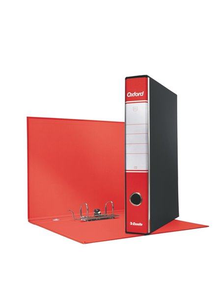 Registratore OXFORD G84 rosso dorso 5cm f.to protocollo ESSELTE 390784160 ESSELTE REGISTRATORI A LEVA