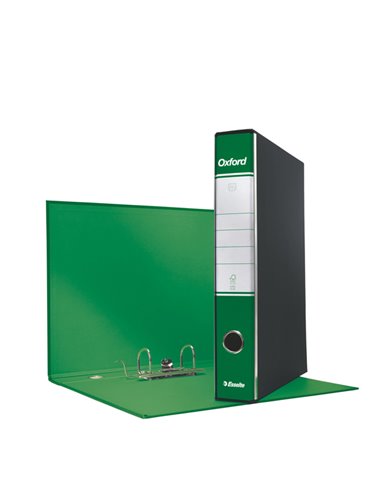 Registratore OXFORD G84 verde dorso 5cm f.to protocollo ESSELTE 390784180 ESSELTE REGISTRATORI A LEVA