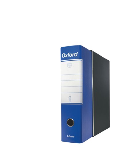 Registratore OXFORD G85 blu dorso 8cm f.to protocollo ESSELTE 390785050