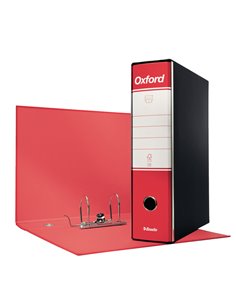 Registratore OXFORD G85 rosso dorso 8cm f.to protocollo ESSELTE 390785160