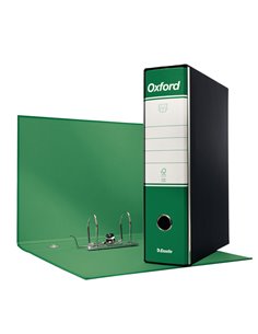 Registratore OXFORD G85 verde dorso 8cm f.to protocollo ESSELTE 390785180 ESSELTE REGISTRATORI A LEVA