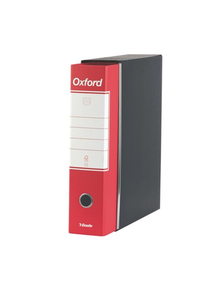 Registratore OXFORD G83 rosso dorso 8cm f.to commerciale ESSELTE 390783160