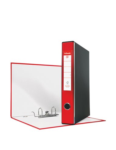 Registratore EUROFILE G52 rosso dorso 5cm f.to commerciale ESSELTE 390752160 ESSELTE REGISTRATORI A LEVA