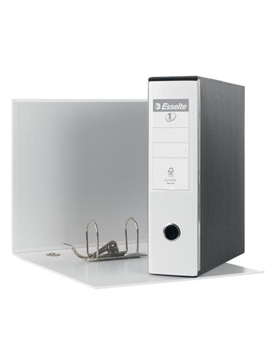 Registratore EUROFILE G53 bianco dorso 8cm f.to commerciale ESSELTE 390753040 ESSELTE REGISTRATORI A LEVA