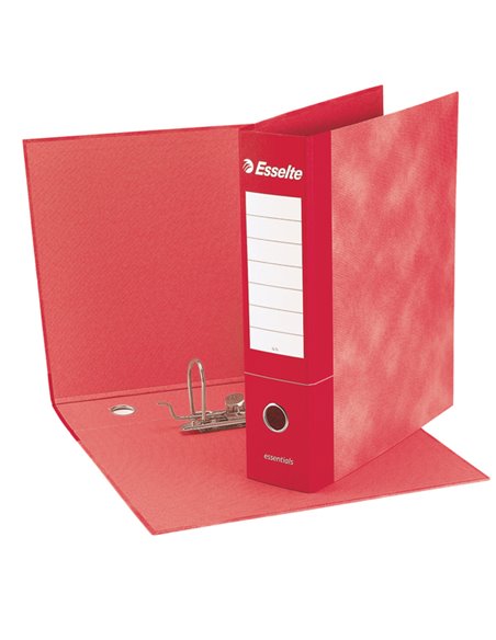 Registratore ESSENTIALS G73 rosso dorso 8cm f.to commerciale ESSELTE 390773160