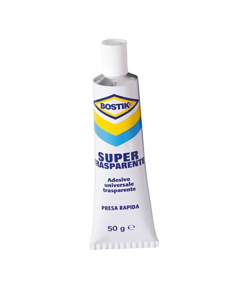 ADESIVO UNIVERSALE SUPER TRASPARENTE 50GR BOSTIK 6315229 BOSTIK COLLE SPECIALI