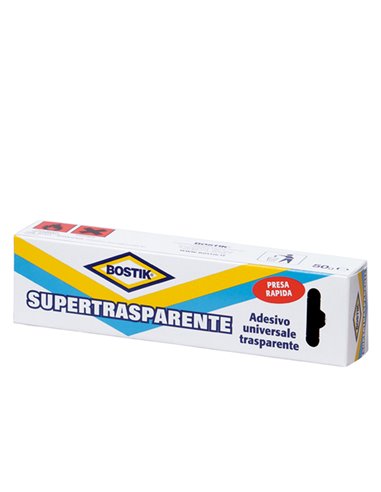 ADESIVO UNIVERSALE SUPER TRASPARENTE 50GR BOSTIK 6315229 BOSTIK COLLE SPECIALI