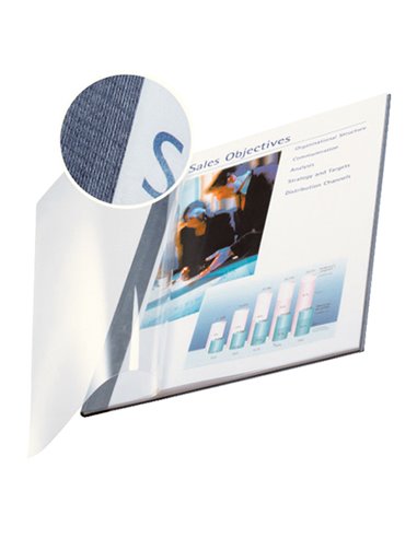 SCATOLA 10 COPERTINE IMPRESSBIND 7MM BLU FLESSIBILE 73990035