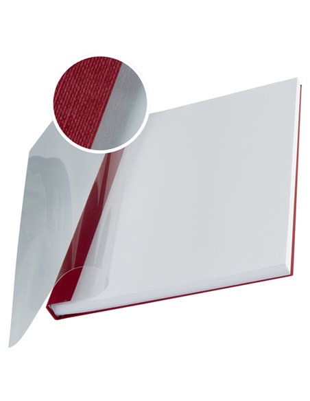 SCATOLA 10 COPERTINE IMPRESSBIND 7MM BORDEAUX FLESSIBILE 73990028 LEITZ CARTELLINE E COPERTINE PER RILEGATURE