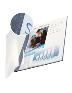 SCATOLA 10 COPERTINE IMPRESSBIND 10,5MM BLU FLESSIBILE 74140035 LEITZ CARTELLINE E COPERTINE PER RILEGATURE