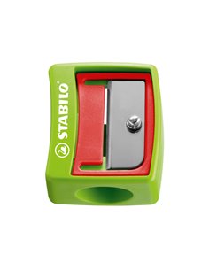 Temperamatite WOODY STABILO 1 foro per pastelli con mina XXL 10mm 4548/12 STABILO TEMPERAMATITE SENZA CONTENITORE 2