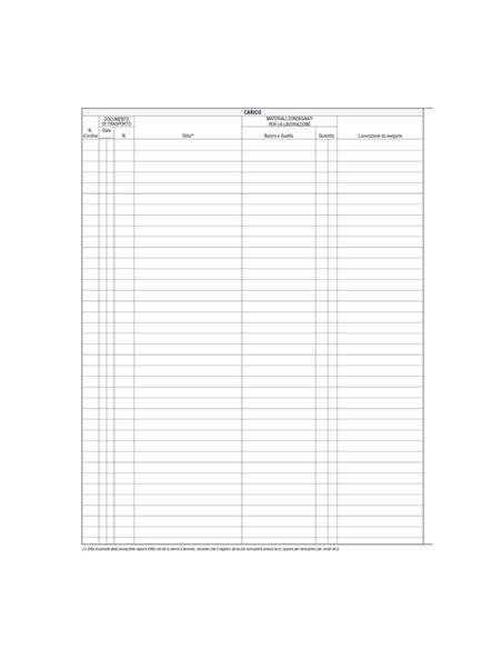 REGISTRO MERCI IN LAVORAZIONE 31X24 47PAG. E2286 E2286 EDIPRO AZIENDE-CONTABILITA' GENERALE