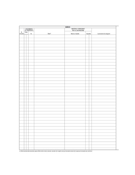 REGISTRO MERCI IN LAVORAZIONE 31X24 47PAG. E2286 E2286 EDIPRO AZIENDE-CONTABILITA' GENERALE