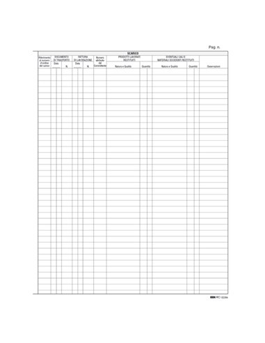 REGISTRO MERCI IN LAVORAZIONE 31X24 47PAG. E2286 E2286 EDIPRO AZIENDE-CONTABILITA' GENERALE