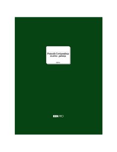 REGISTRO CORRISPONDENZA ARRIVO-PARTENZA 200PAG. 31X24,5 E2816 E2816 EDIPRO SEGRETERIA 2