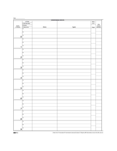 REGISTRO CORRISPONDENZA ARRIVO-PARTENZA 200PAG. 31X24,5 E2816 E2816 EDIPRO SEGRETERIA