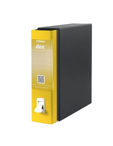 Registratore New Dox 1 giallo dorso 8cm f.to commerciale Esselte D26106