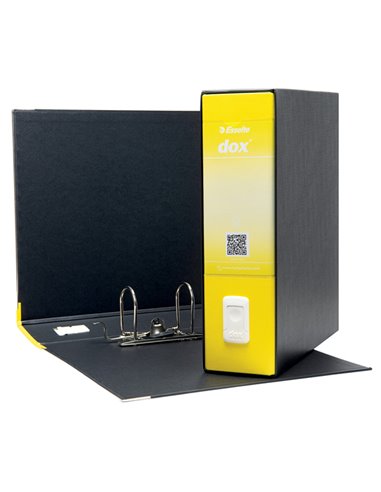 Registratore New Dox 1 giallo dorso 8cm f.to commerciale Esselte D26106