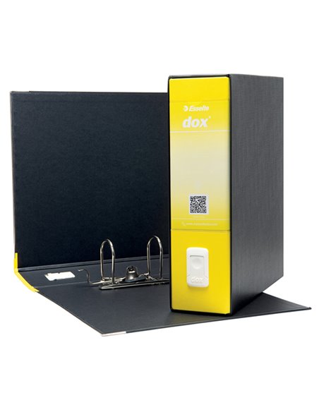 Registratore New Dox 1 giallo dorso 8cm f.to commerciale Esselte D26106